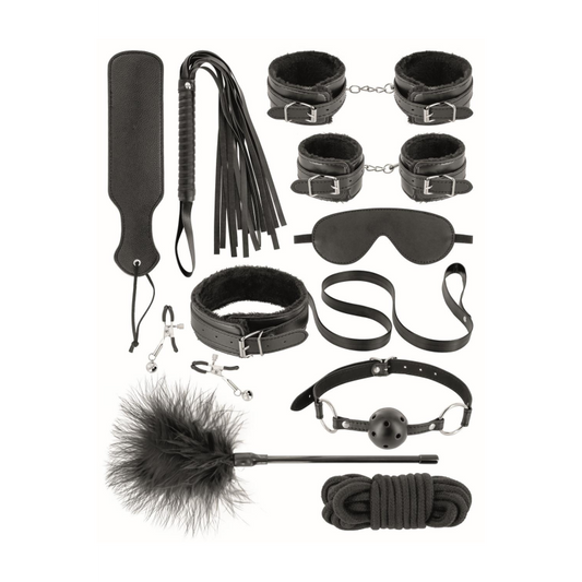 Coffret BDSM 10 produits en cuir vegan