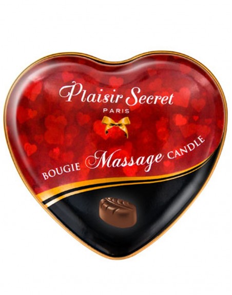 Mini bougie de massage boîte cœur 35ml